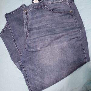 Terra & Sky Women's Relaxed Blue Jeans